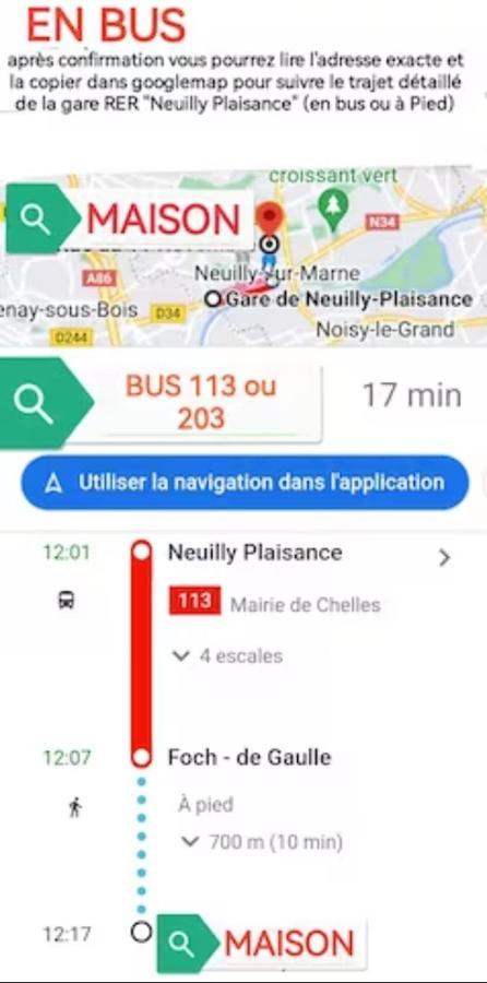 Chambre Dans Une Maison Partagee Neuilly-sur-Marne Exteriér fotografie